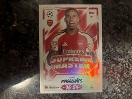 Sammelkarte Topps Gabriel Magalhaes Supreme Master