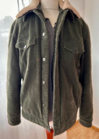 WE Cordjacke, olivgrün, M, Herren Übergangsjacke Jacke