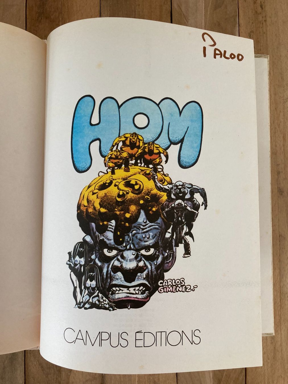 Comics: Gimenez-HOM-Campus éditions-EO 1982 – Gebraucht aus vaumarcus von Nicolasorel 2
