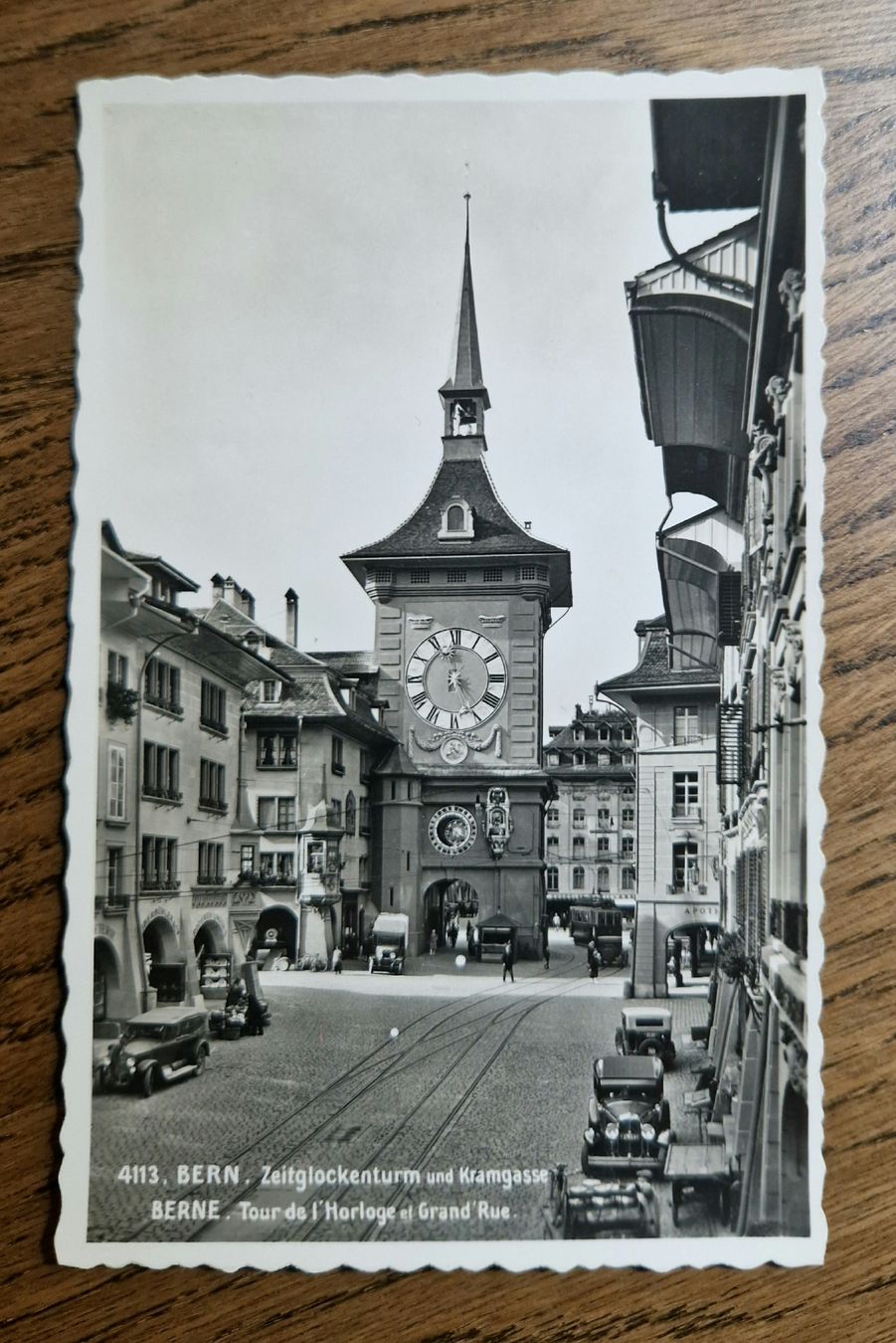 Cartoline postali: Bern, Zytglockenturm, Oldtimer – Usato da Ebikon venduto da Donar50