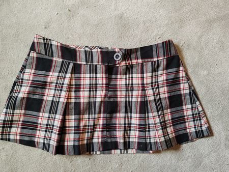 Wet Seal Mini Rock kariert, Gr. L, guter Zustand 