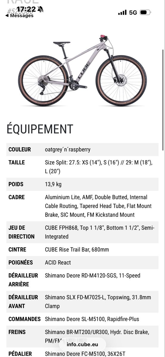 Velos: Vélo All Moutain taille S – Neu (gemäss Beschreibung) aus Corgémont von AudeS01 3