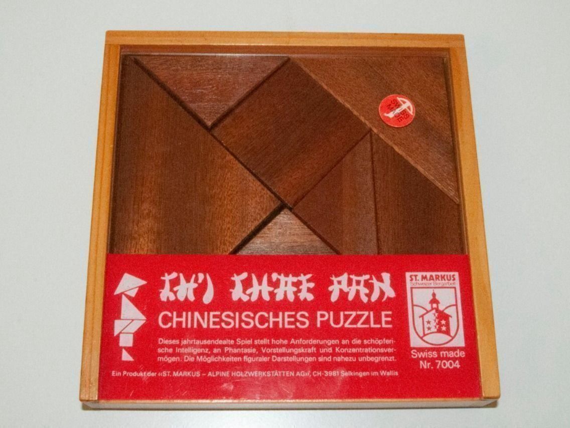 Giochi: Tangram; schöne Arbeit von St. Markus VS – Usato da Zollikofen venduto da pico27 4