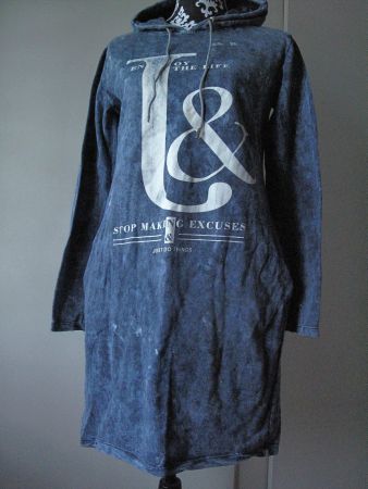 Hoodie Dress with two Pockets Size  L-XL