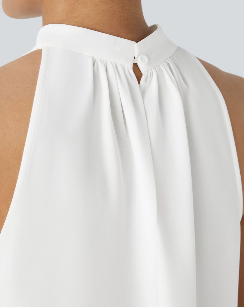 Camicette: Blusen-Top mit Neckholder weiss Grösse M – Nuovo e nell'imballaggio originale da Basel venduto da NadineW95 1