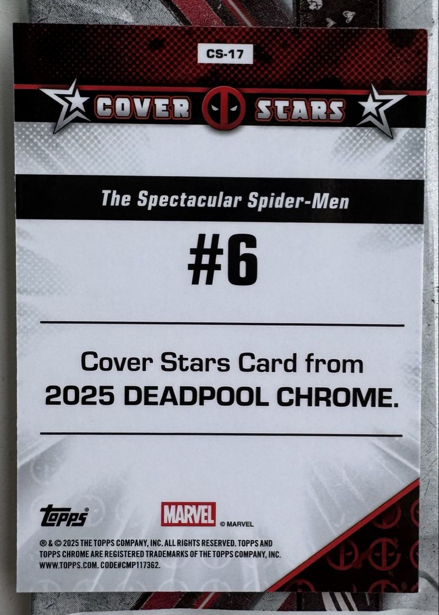 Topps Carte collezionabili: Marvel 2025 Topps Chrome Deadpool – 7er Insert/Refractor Set – Nuovo e nell'imballaggio originale da Wittenbach venduto da dan_jzf2 4