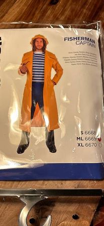 Kapitän Fischer Kostüm in Grösse M/L