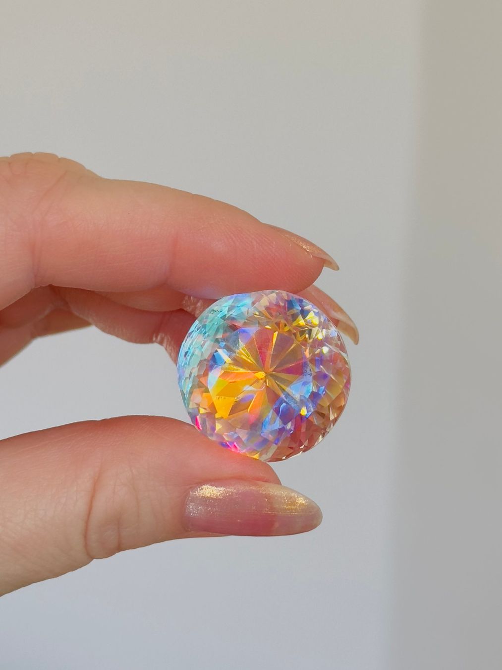 Pietre preziose: 68.80 Ct Mystic Round Cut Loose Gemstone – Nuovo e nell'imballaggio originale da Genève venduto da AWWA 4