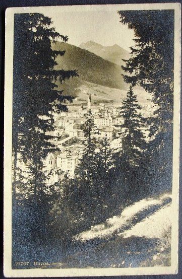 Cartoline postali: DAVOS Nr. 21707 – Usato da Jona venduto da philajona