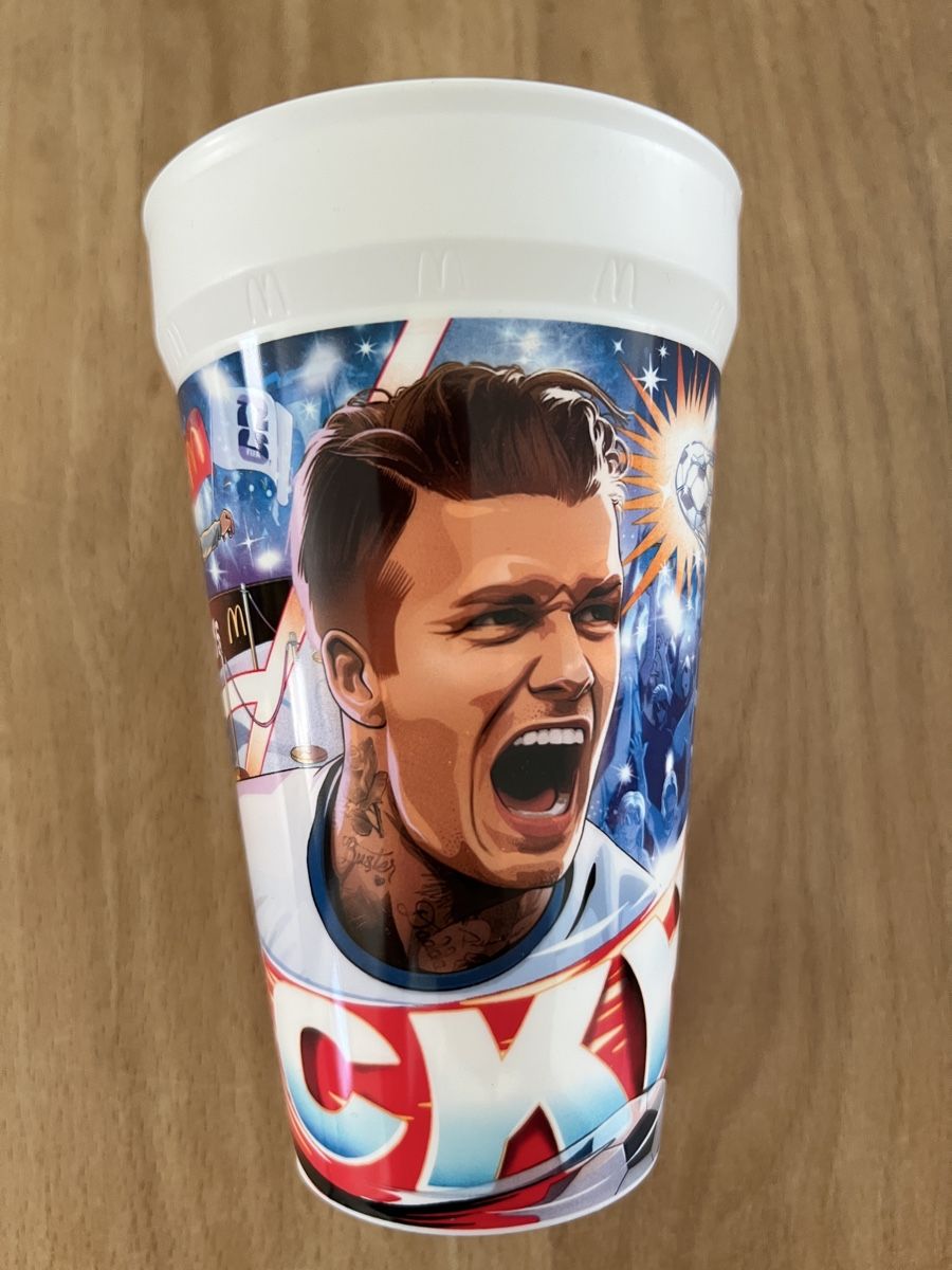 Contenitori & Simili: Mc Donalds WM Becher Beckham – Nuovo (secondo la descrizione) da Sirnach venduto da Mouse1973