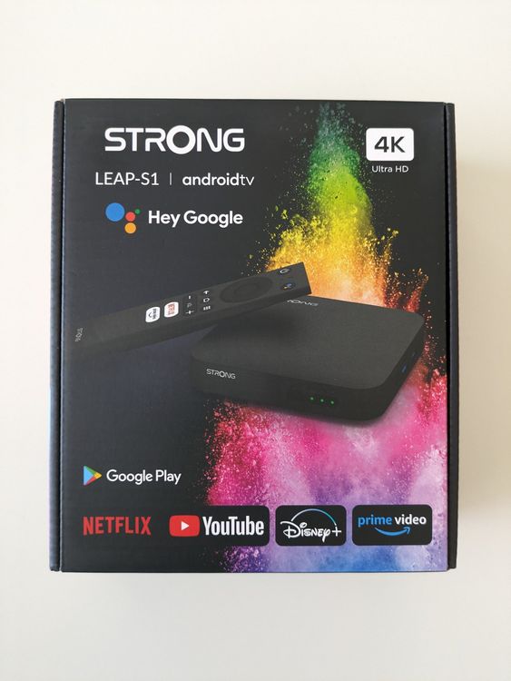 Strong Leap-S1 android tv 4K (yallo) TV Box UHD streaming (Neu und ...