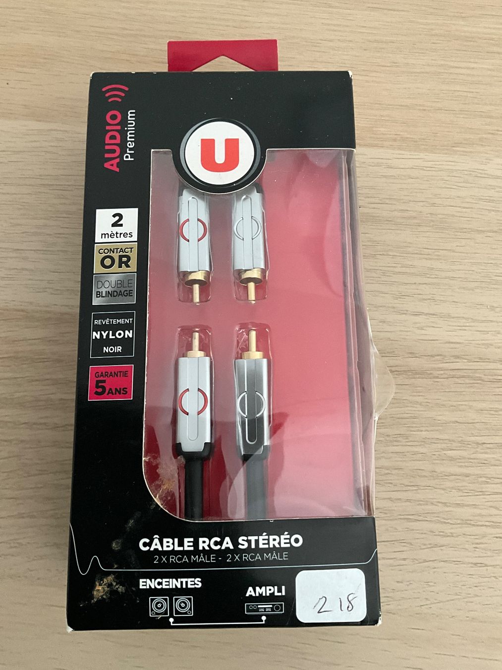 Câbles: CÂBLES RCA STÉRÉO + OPTIQUE – Neuf avec emballage d'origine à Morges par KamitE