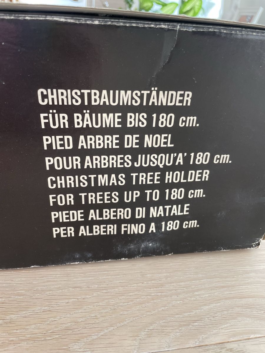 Basi per albero di Natale: Wunderschöner Weihnachtsbaumständer aus Glas – Usato da Urdorf venduto da spacemetalfantasy 5