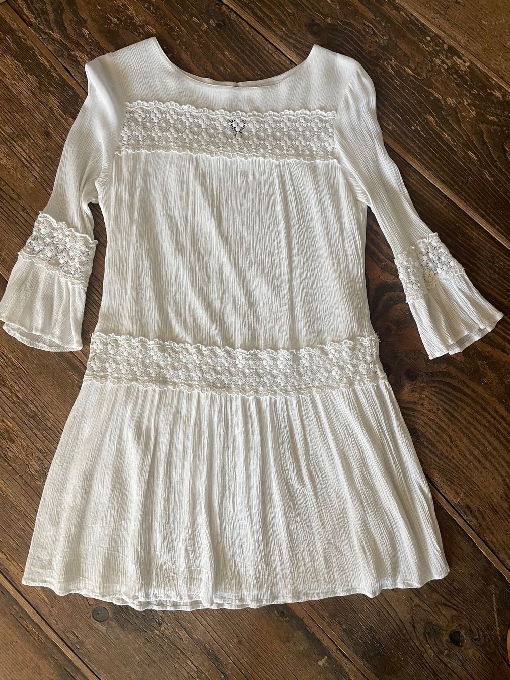 Kleider: weisses Kleid, Baumwolle, neuwertig – Gebraucht aus Rapperswil SG von FabiSa