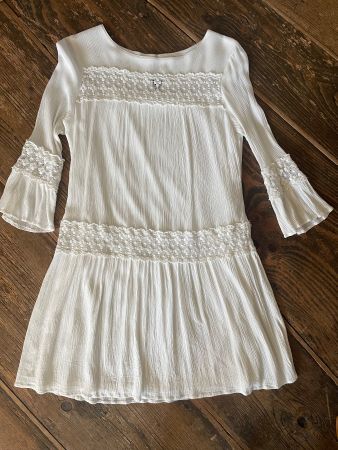 weisses Kleid, Baumwolle, neuwertig