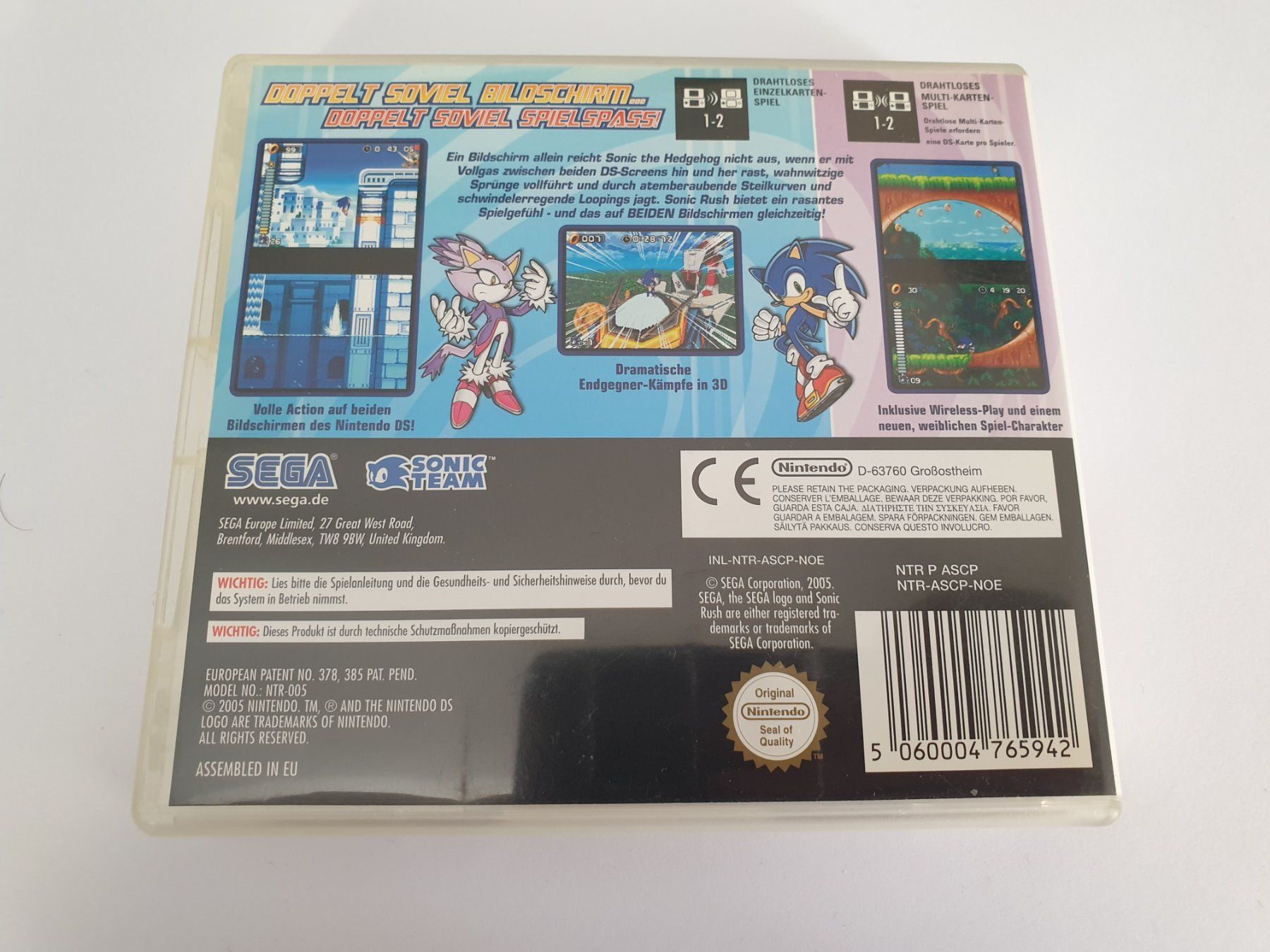 Spiele: Sonic Rush / NIntendo DS – Gebraucht aus Rain von Laupia 1