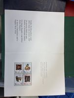 Lettre joyeux Noël Poste avec 4 timbres
