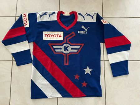 EHC Kloten Trikot / # 22 Anders Eldebrink / 90er Jahre / L
