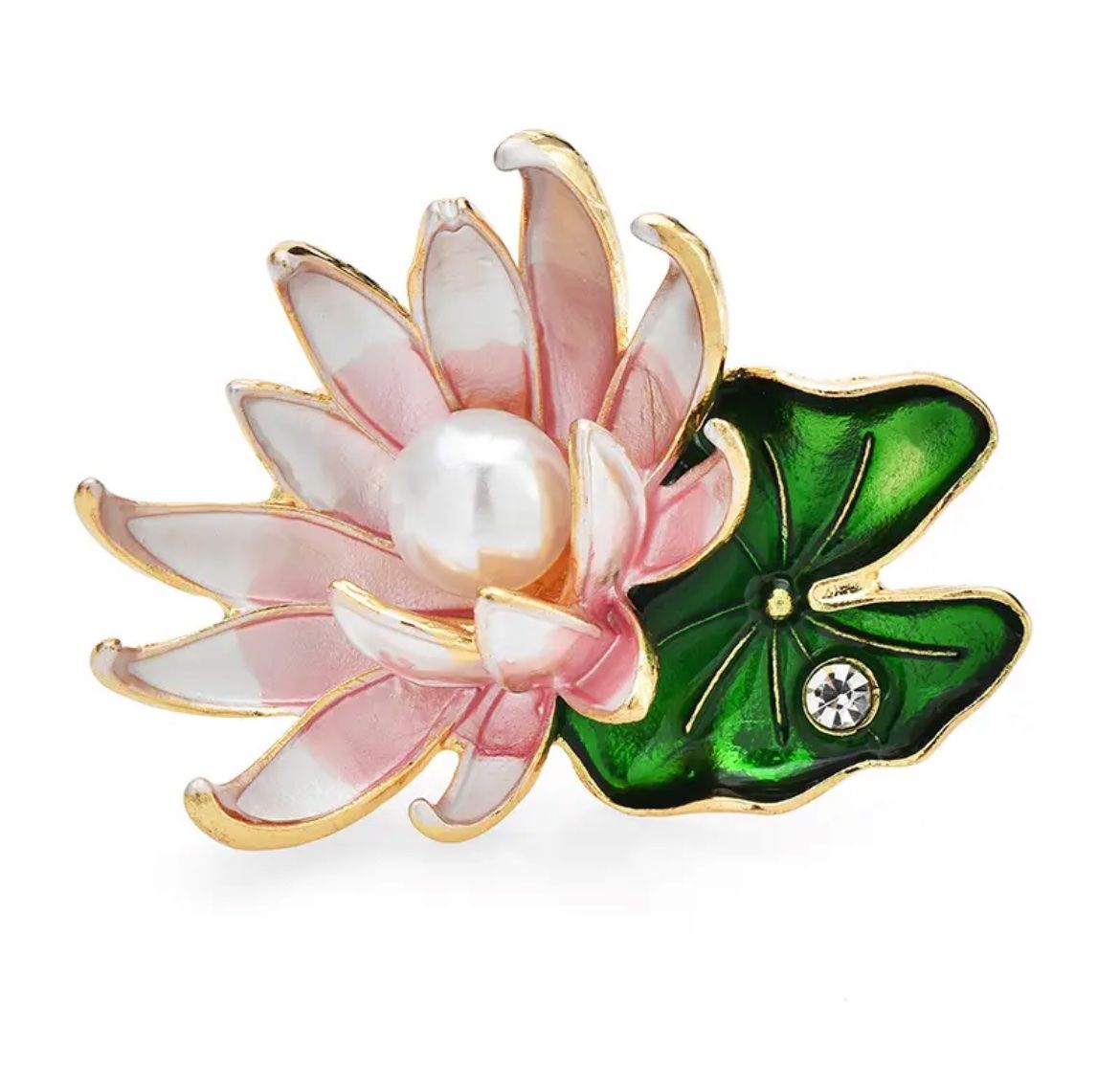 Spille & Fermagli: Brosche Seerose ( Lotus) – Nuovo (secondo la descrizione) da Gams venduto da Mariawicca