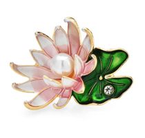 Brosche Seerose ( Lotus)