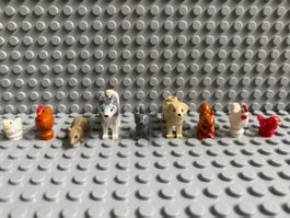 Lego Tiere - 9 Stück