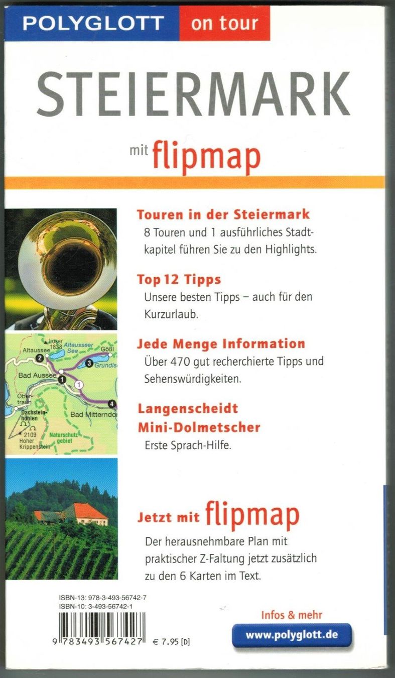 Libri: Polyglott Reiseführer; Steiermark (2005)   ` – Usato da Zürich venduto da Tolima194 1