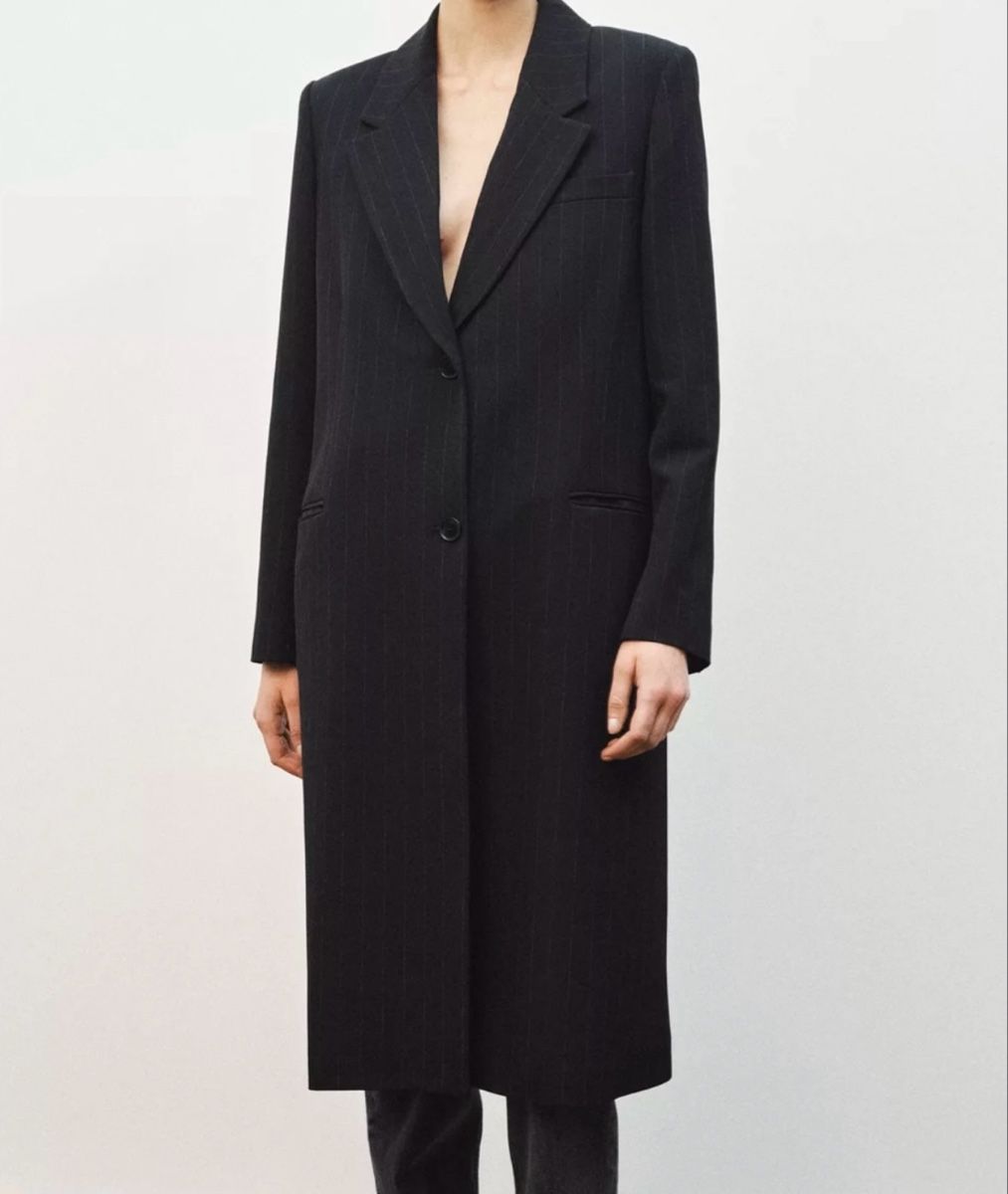 Giacche: Langer gestreifter Blazer S/ Blazer long à rayures S – Nuovo e nell'imballaggio originale da Veyras venduto da ValClasse