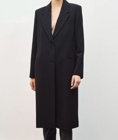 Langer gestreifter Blazer S/ Blazer long à rayures S