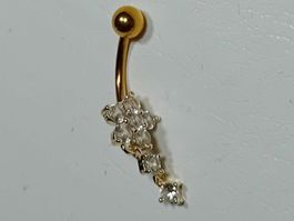bauchpiercing edelsthal,,nickelfrei,,mit zerkonia