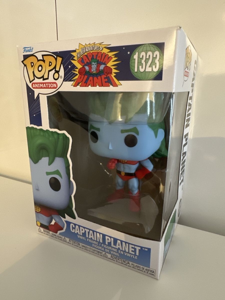 Funko Statuette: Funko Pop Captain Planet Vinyl Figur 1323 neu – Nuovo e nell'imballaggio originale da Mettmenstetten venduto da ppakeots
