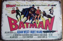 NEU/OVP: Batman und Robin Comic Film Blechschild