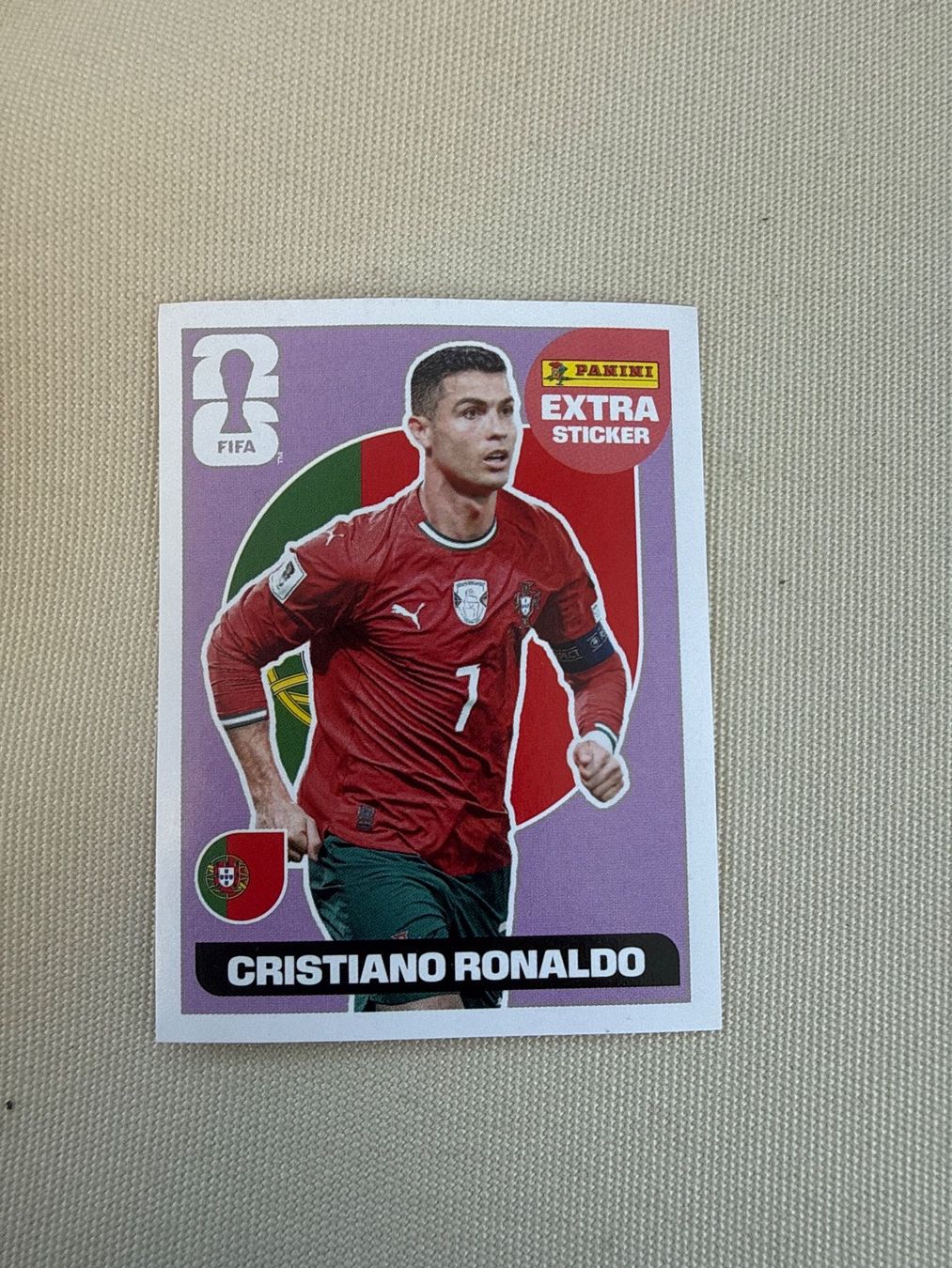 Panini Carte collezionabili: Panini Extra Sticker - Cristiano Ronaldo Purple – Nuovo (secondo la descrizione) da Eschenz venduto da stierzel74