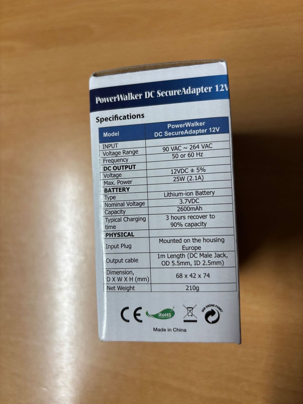 Unità & Adattatore: Power Walker DC Secure Adapter 12V (ungebraucht) – Nuovo (secondo la descrizione) da Kleinandelfingen venduto da Baba23 1
