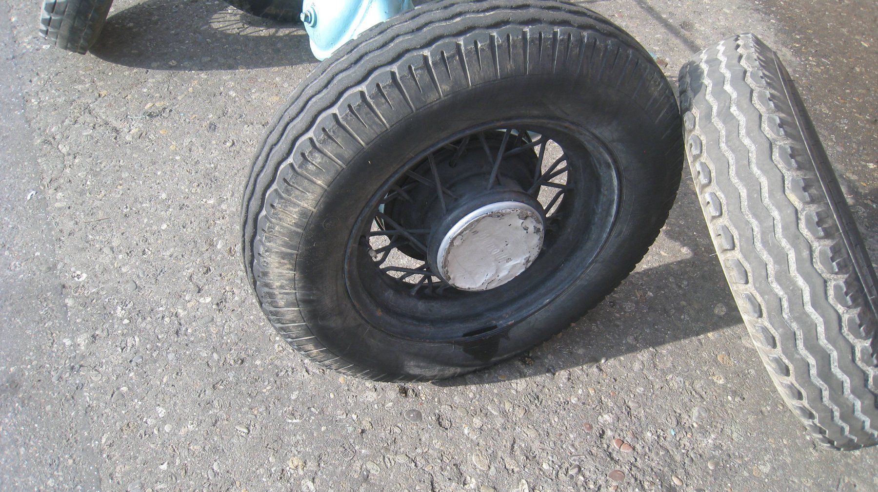 Pneus & Kompletträder: 5 Wire Wheels (Speichenräder) & Hinterachse – Gebraucht aus Fisibach von sut_88cc