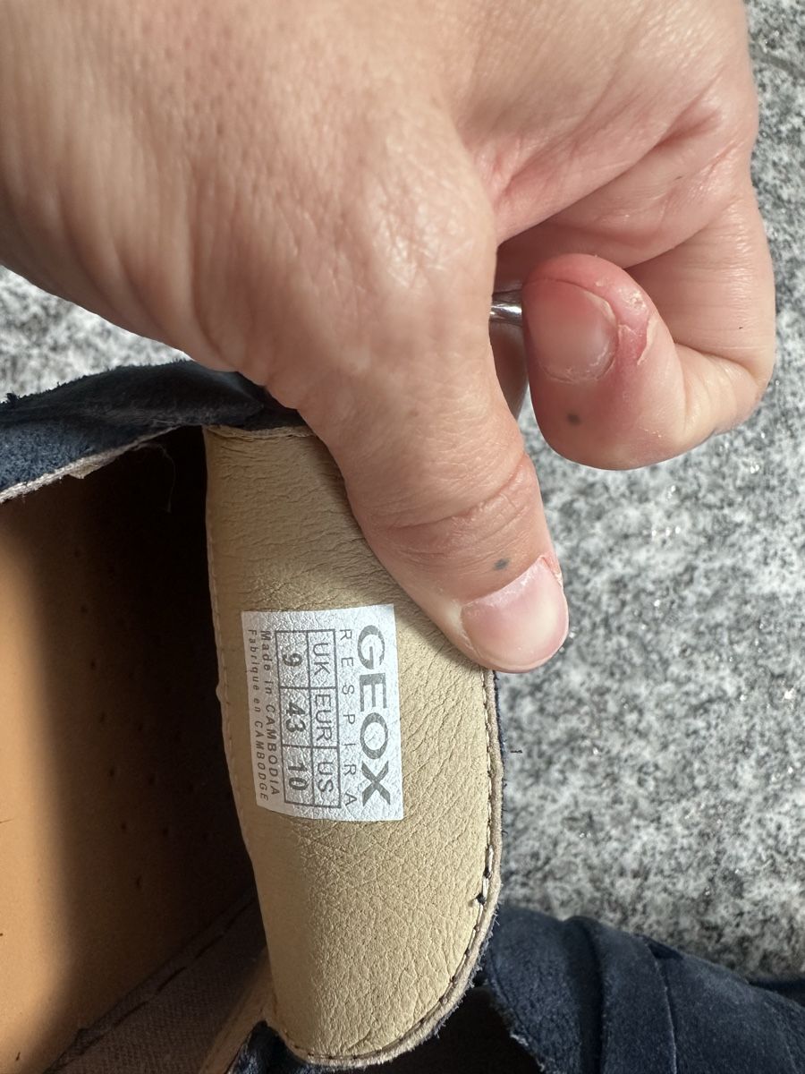 Geox Chaussures hommes: Geox shoes 43 used once – D'occasion à Bellinzona par Samirablank 4