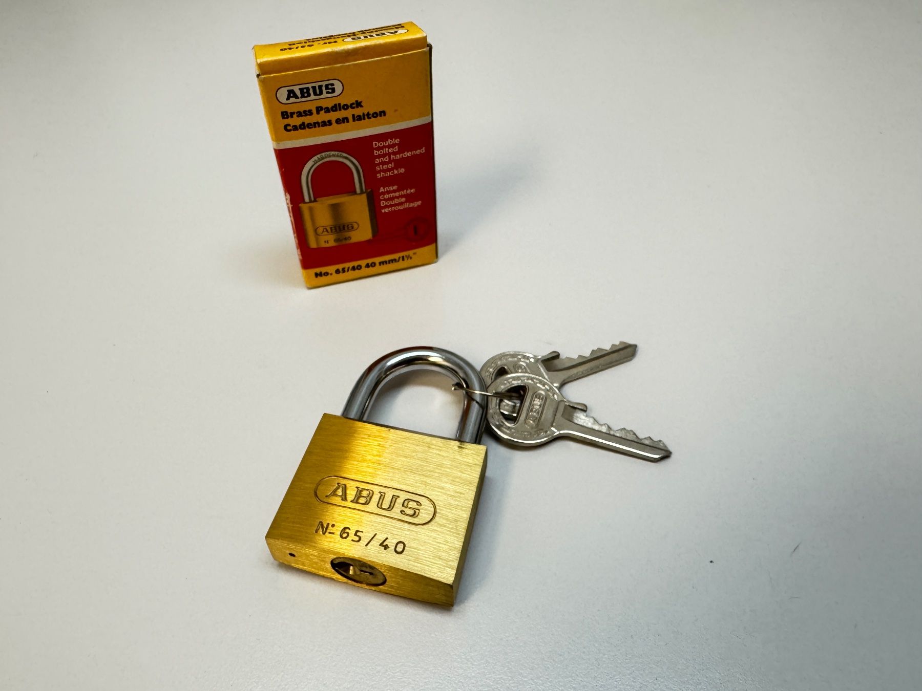 Abus Schlösser: ABUS Hängeschloss 65 – Neu und originalverpackt aus Humlikon von GX30 4