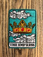 Aufnäher Patch zum Aufbügeln Tarot Karte Herrscherin Wicca