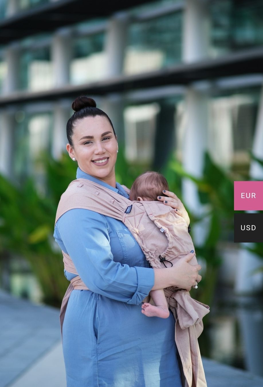 Marsupi portabebè: Original Neko Tai Baby Size Sling – Usato da Hermiswil venduto da Volvorine 1