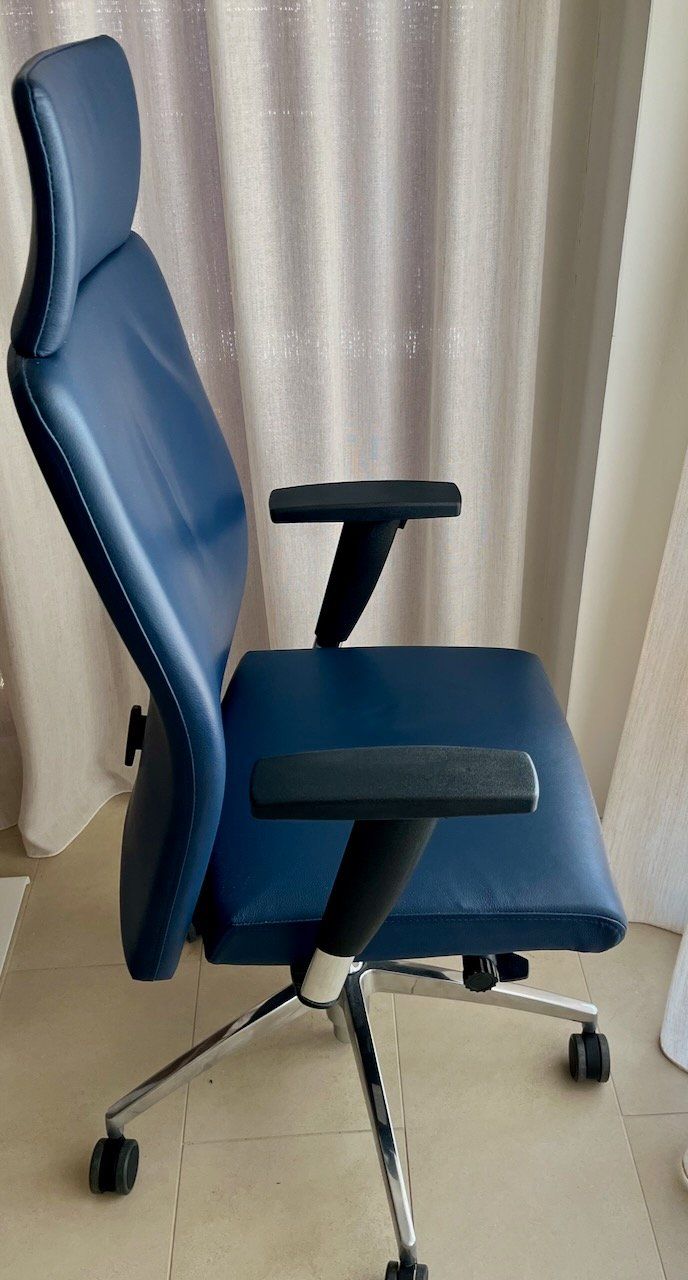Sedie: Chaise de bureau en cuir – Usato da Nyon venduto da sra_8hxr 1