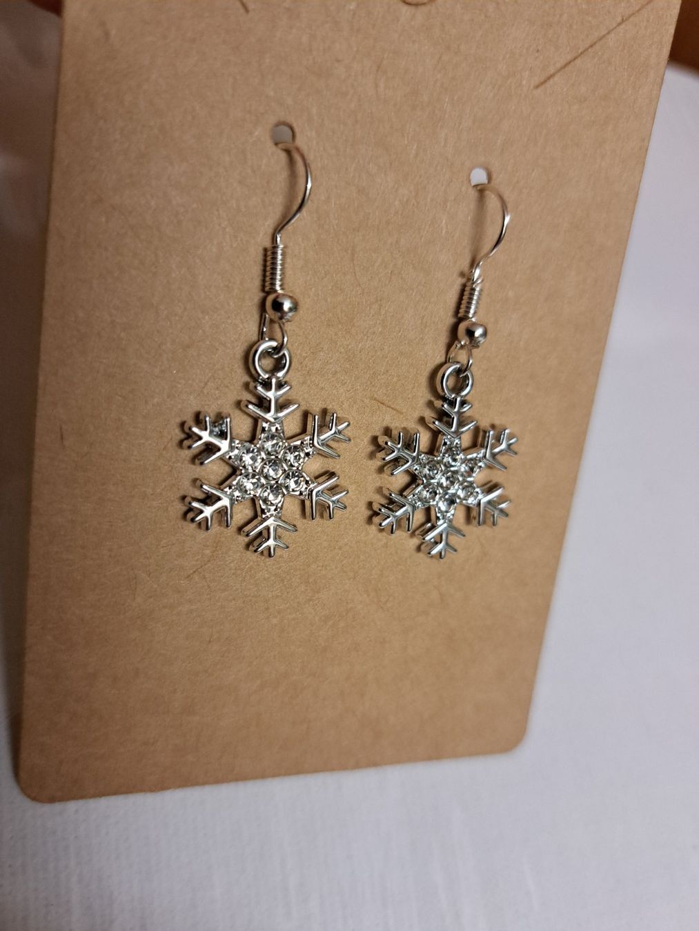 Ohrringe & -stecker: Silberfarbige Schneeflocken Ohrringe Modeschmuck Geschenk – Neu (gemäss Beschreibung) aus Weggis von Leeclipse 2