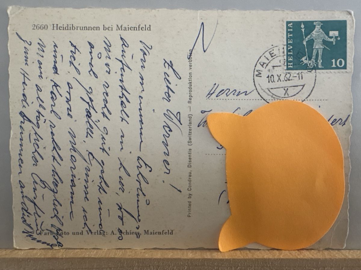 Cartoline postali: AK von Heidibrunnen bei Maienfeld – Usato da Rümlang venduto da Kartenpost1 1