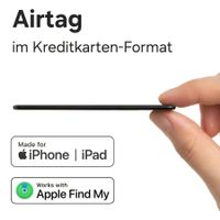 Airtag im Kreditkarten-Format für Apple iPhone und iPad