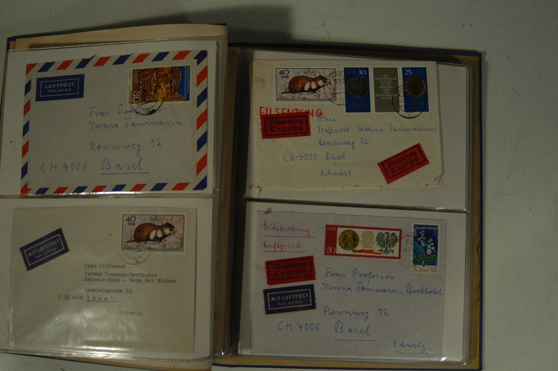 Tutti i francobolli: Ersttagsbriefe DDR auch Luftpost ca. 60 Stück – Usato da Herisau venduto da Wisen 1