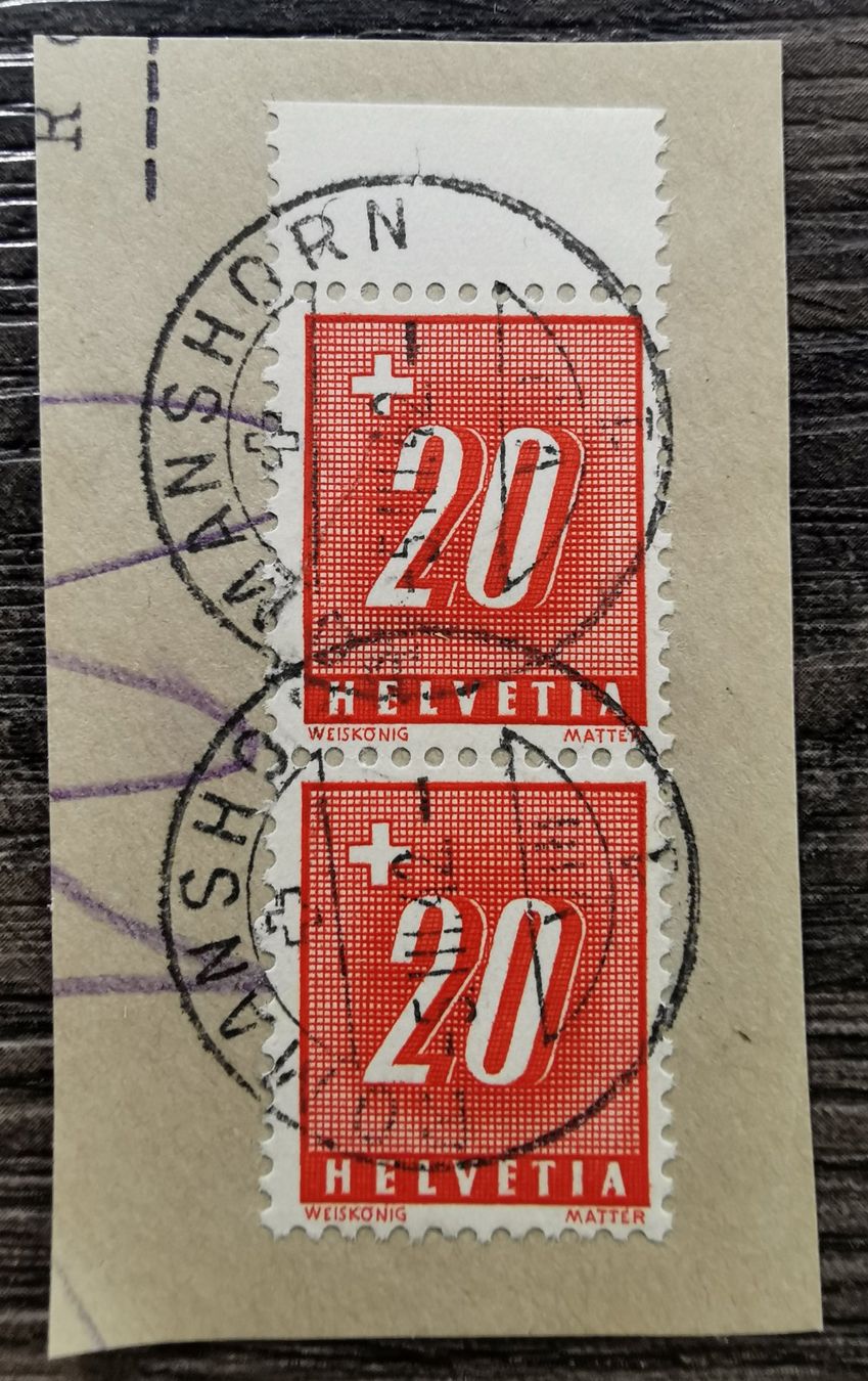 Tutti i francobolli: TR14 Timbre Suisse 1942 – Usato da Cousset venduto da Patrick_Collections