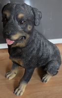 Dekofigur Hund Rottweilerfigur guter Zustand
