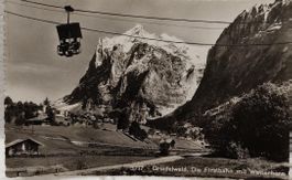 GRINDELWALD  -  Firstbahn mit Wetterhorn