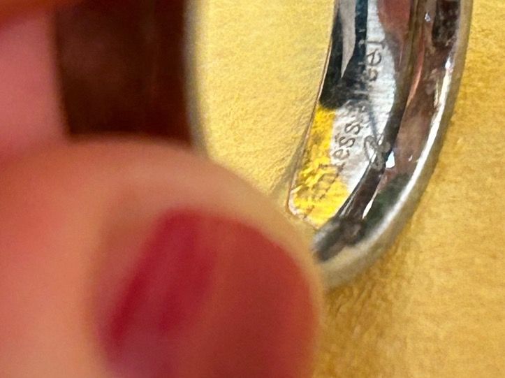 Anelli: Herrenring Edelstahlring line diagonal 56 – Usato da Laufen venduto da Bellavitaboom 9