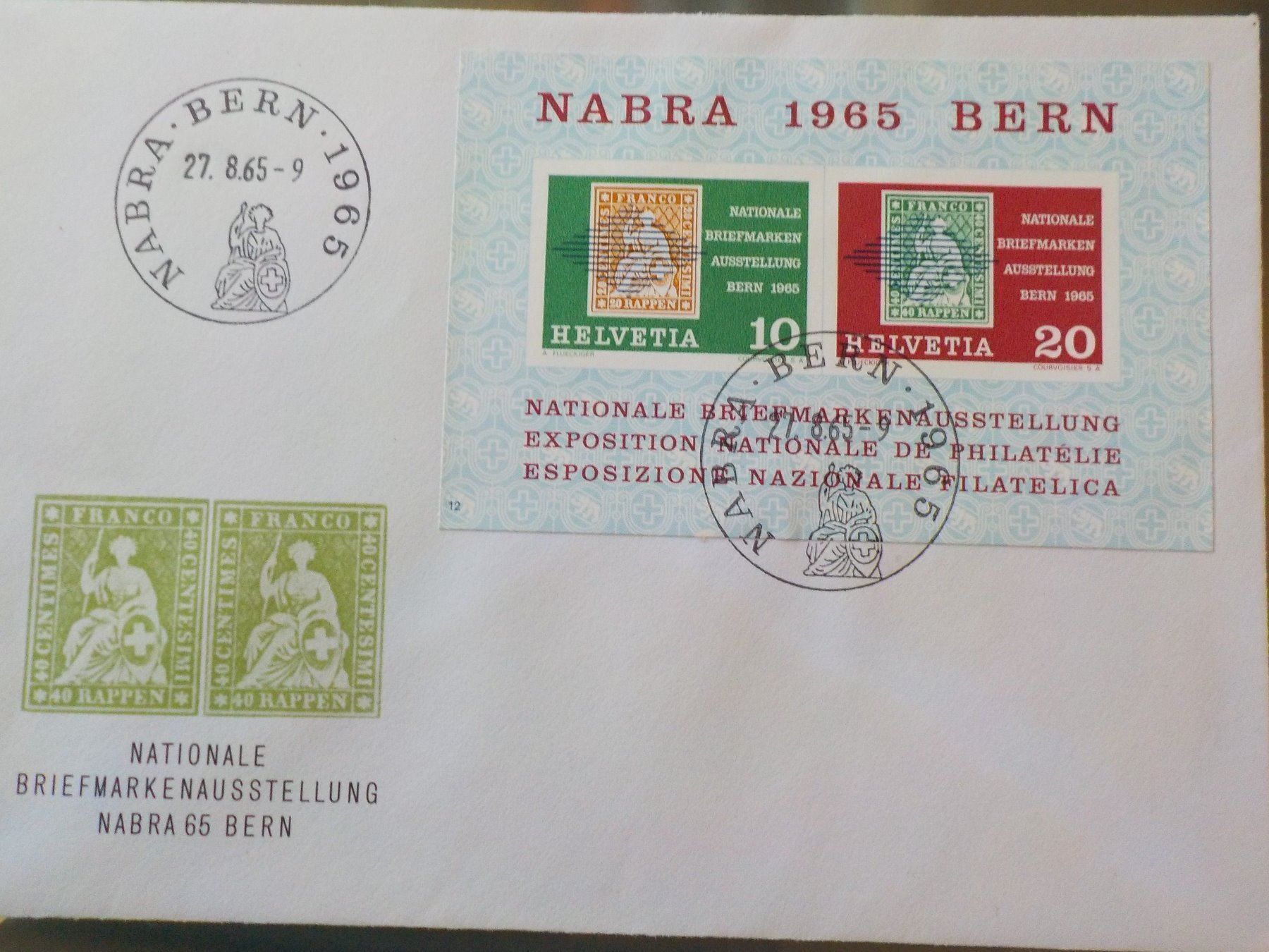 Tutti i francobolli: 1965, FDC,  NABA – Nuovo e nell'imballaggio originale da Muri b. Bern venduto da Ricardoverkauf
