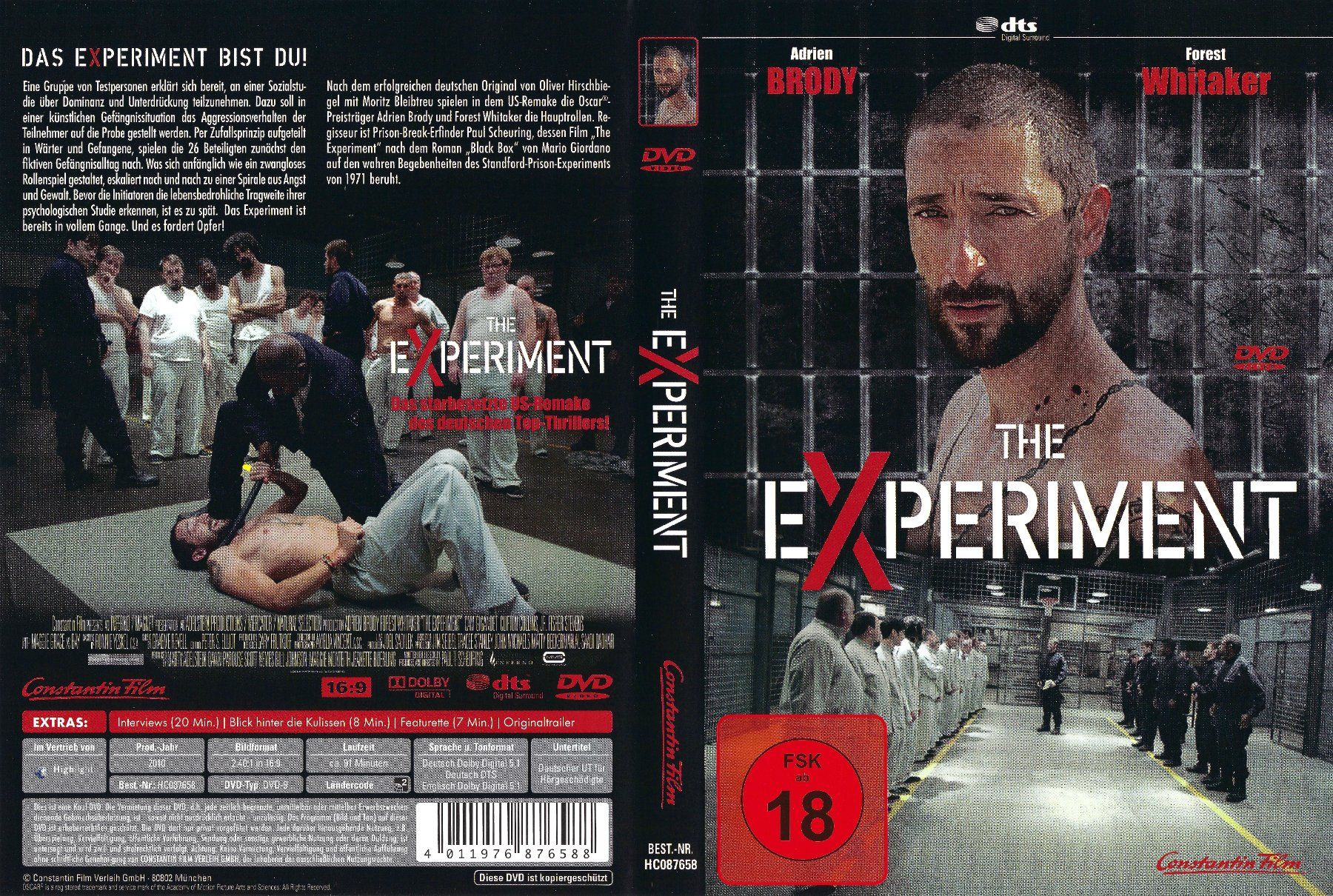Tous les DVDs: The Experiment – D'occasion à Zürich par Cineasten