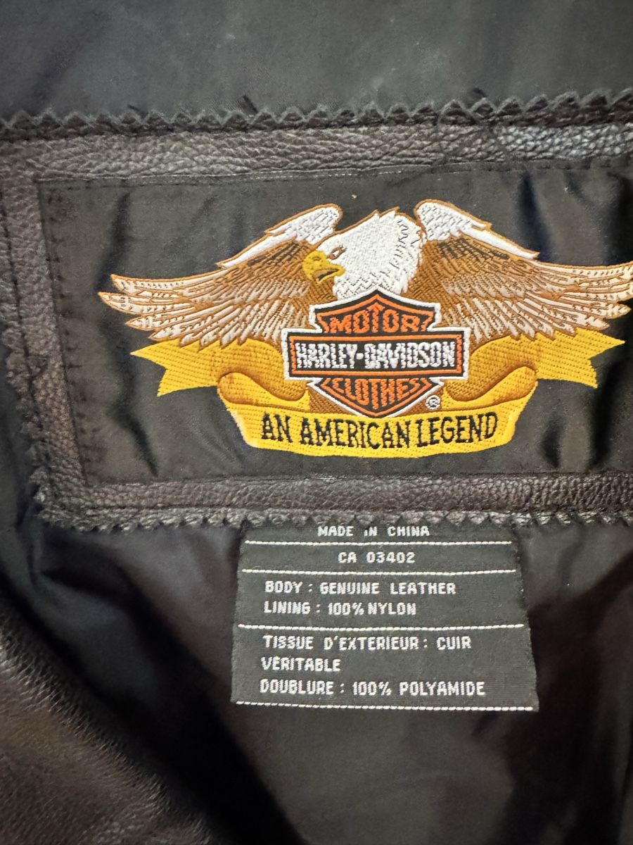 Harley-Davidson Giacche: Harley-Davidson Lederjacke "An American Legend" Gr L – Usato da Adliswil venduto da Bellezza06 4